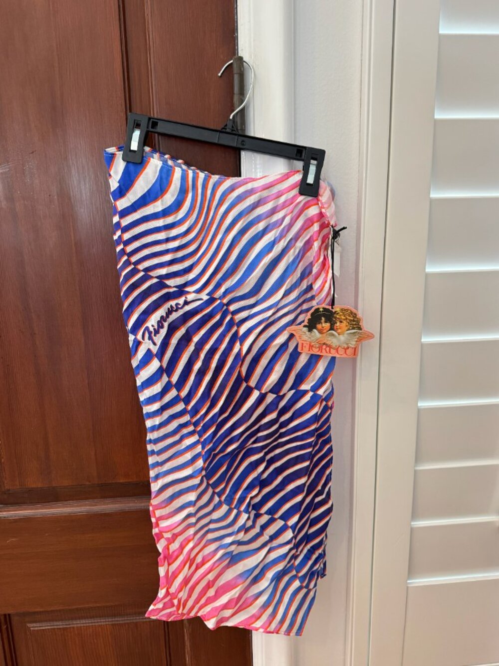 Fiorucci Milano Silk Wrap. NWT